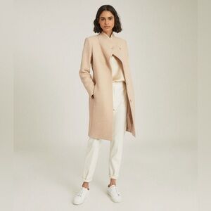 Reiss Marcie Mid length Wool Blend Coat
